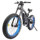 Ecotric 48v 17.5AH 1000W big fat tire ebike Bison-Matt Black - electricridesonly