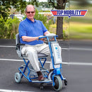 Easy Travel Elite Lightweight Folding Mobility Scooter - Electricridesonly.com