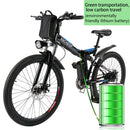 ANCHEER 26 Inch Wheel Folding Electric Mountain Bike - Electricridesonly.com