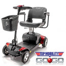 Go-Go Elite Traveller Plus 4 Wheel Travel Mobility Scooter - Electricridesonly.com