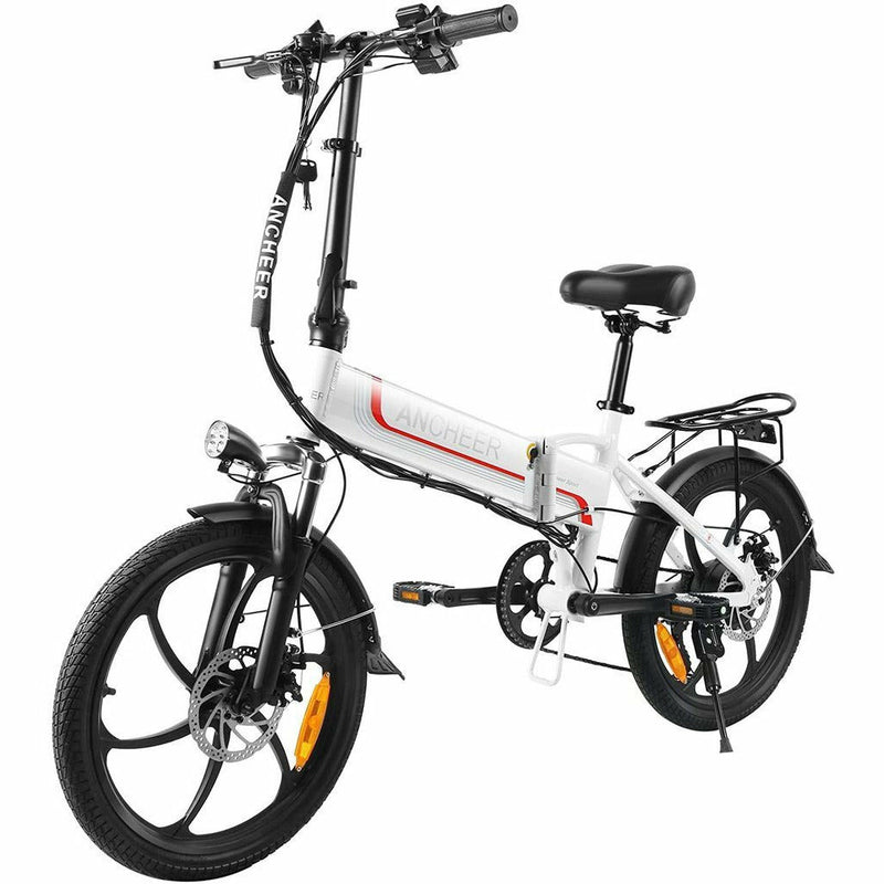 ANCHEER 20 Inch Wheel 350W Commuter Electric Mountain Bike with Removable 48V 10.4Ah Battery - Electricridesonly.com