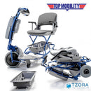 Easy Travel Elite Lightweight Folding Mobility Scooter - Electricridesonly.com