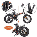 Ecotric 48V Fat Tire Portable and Folding Electric Bike - Electricridesonly.com