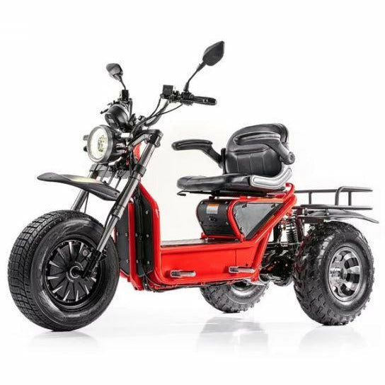 Boomerbeast 2D Heavy Duty AWD 3 Wheel Scooter - Electricridesonly.com