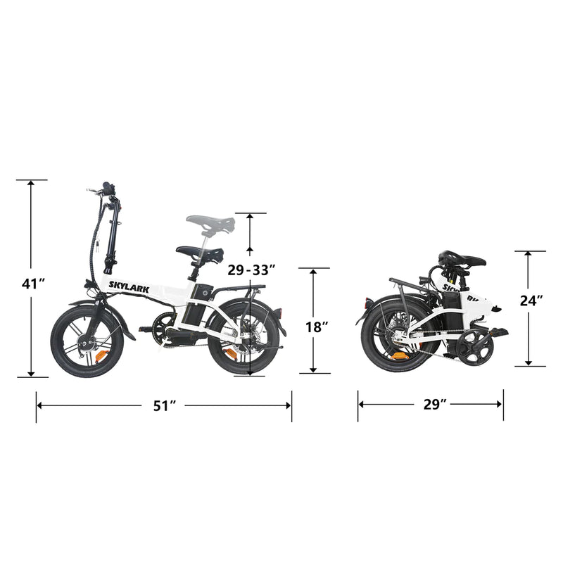Nakto skylark folding bike sale