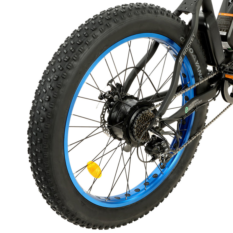 UL Certified-Ecotric Rocket Fat Tire Beach Snow Electric Bike - electricridesonly