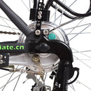 Nakto Camel Step-Thru 26'' Women City Electric Bike Black - electricridesonly