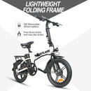 Nakto Skylark 16" Folding Electric Bike - electricridesonly
