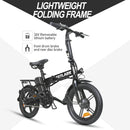 Nakto Skylark 16" Folding Electric Bike - electricridesonly