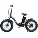 UL Certified-Ecotric 20inch Portable and folding fat bike model Dolphin - electricridesonly