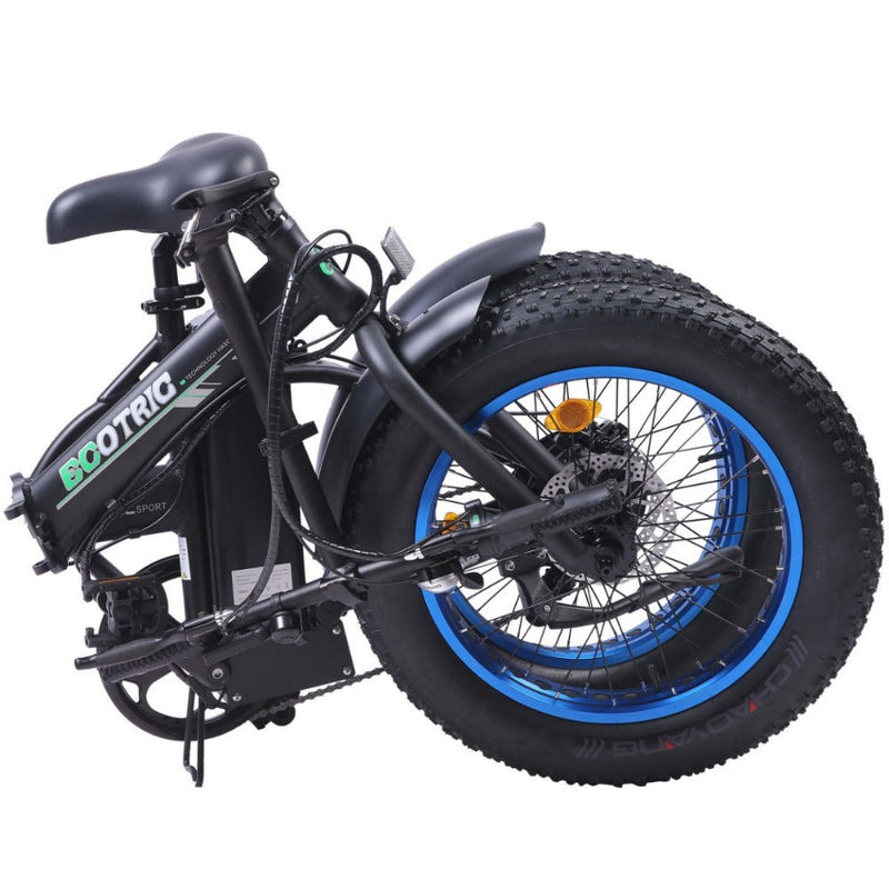 UL Certified-Ecotric 36V Fat Tire Portable and Folding Electric Bike - electricridesonly