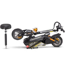 MotoTec Ares 48v 1600w Electric Scooter Black - electricridesonly