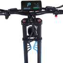 MotoTec Switchblade 60v 4000w Lithium Electric Scooter Blue - electricridesonly