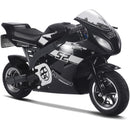 MotoTec 1000w 48v Electric Superbike Black - electricridesonly