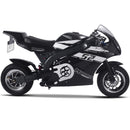 MotoTec 1000w 48v Electric Superbike Black - electricridesonly