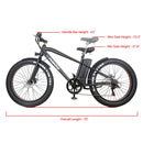 Nakto Cruiser 26" Fat Tire Electric Bike - electricridesonly