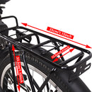 Nakto Camel Step-Thru 26'' Women City Electric Bike Black - electricridesonly