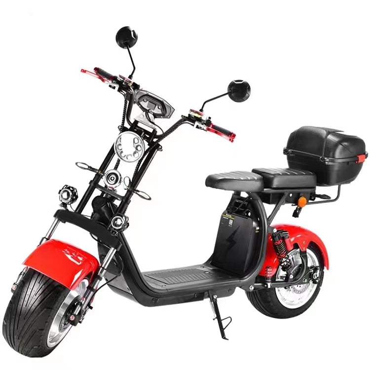 3000w SoverSky SL1.0P Scooter 60Miles/45MPH Fat Tire Moped - electricridesonly