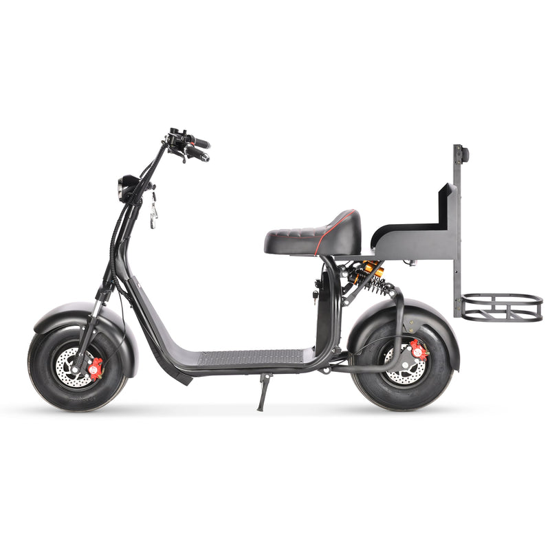 SoverSky X7 Fat Tire Two Wheel Golf Electric Scooter - electricridesonly