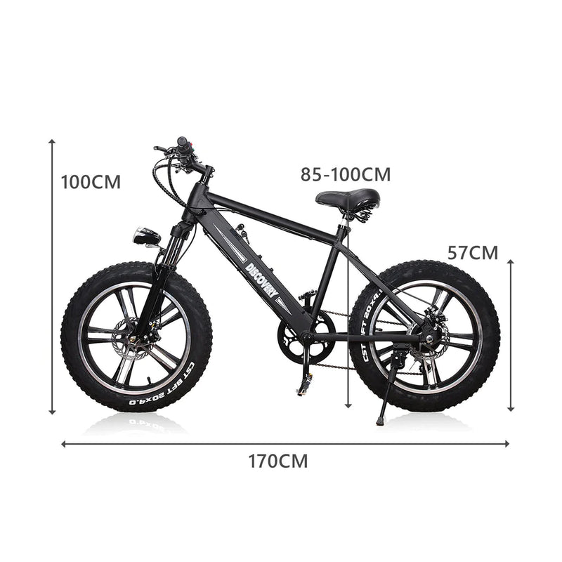 Nakto Discovery Fat Tire Electric Bike - electricridesonly