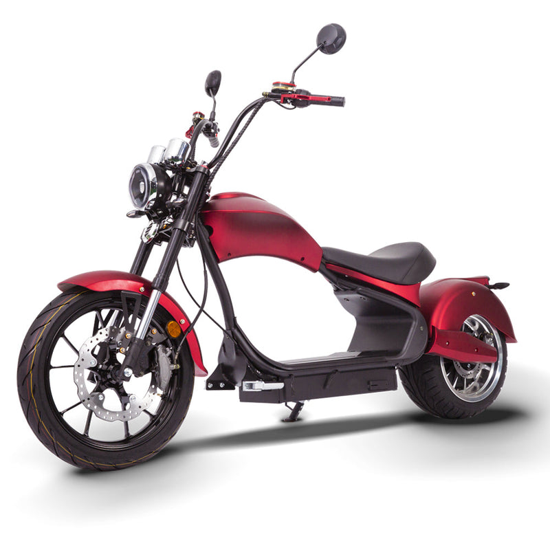 4000w-45MPH SoverSky MH3 Lithium Chopper Scooter Electric Motorcycle - electricridesonly