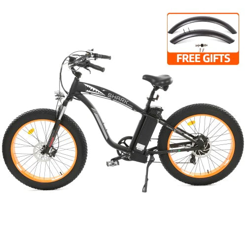 UL Certified-Ecotric Hammer Electric Fat Tire Beach Snow Bike - electricridesonly