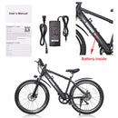 Nakto Ranger 26" Mountain Electric Bike - electricridesonly