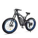 Ecotric 48v 17.5AH 1000W big fat tire ebike Bison-Matt Black - electricridesonly