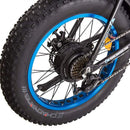 Ecotric Dolphin Portable Folding Fat Bike - Electricridesonly.com