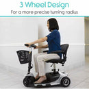 Vive Health 3 Wheel Lightweight Travel Scooter - Electricridesonly.com