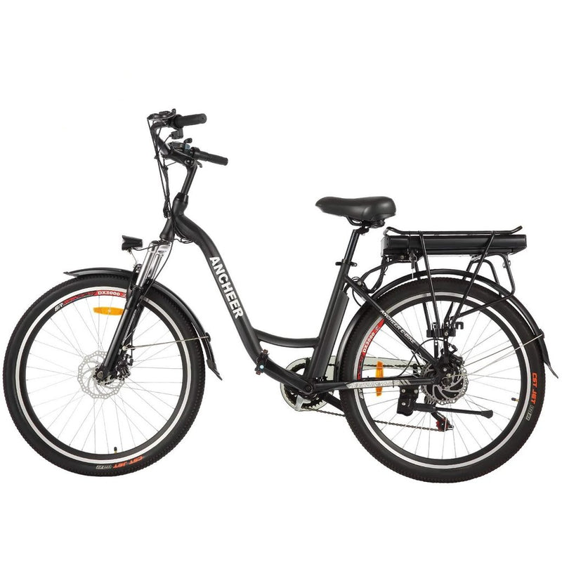 ANCHEER 26 Inch Wheel 250W Commuting Electric Cruiser Bike with Removable 12.5Ah Battery - Electricridesonly.com