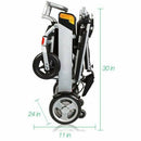 Tranzit Go Foldable Power Wheelchair - Electricridesonly.com