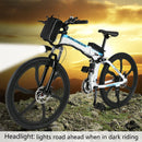 ANCHEER 26 Inch Wheel Folding Electric Mountain Bike with Super Lightweight Magnesium Alloy - Electricridesonly.com