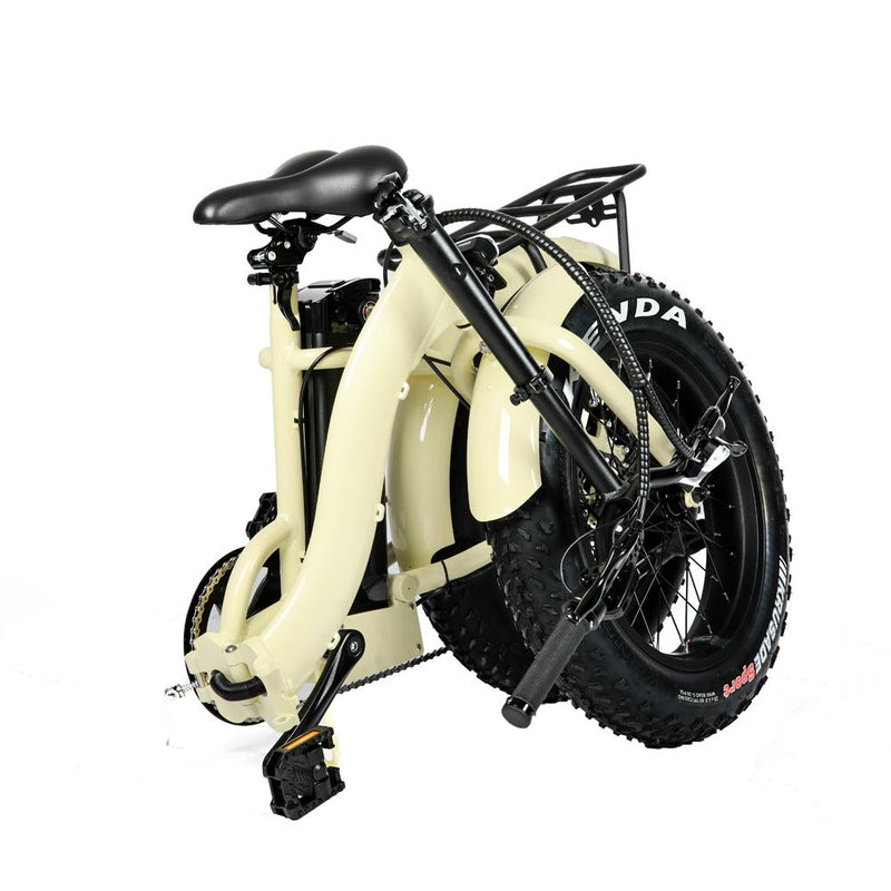 Eunorau 48V 500W 20" E-Fat-Step Through Fat Tire Commuter Electric Bike - electricridesonly