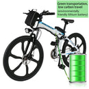 ANCHEER 26 Inch Wheel Folding Electric Mountain Bike with Super Lightweight Magnesium Alloy - Electricridesonly.com