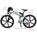 ANCHEER 26 Inch Wheel Folding Electric Mountain Bike with Super Lightweight Magnesium Alloy - Electricridesonly.com