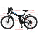 ANCHEER 26 Inch Wheel Folding Electric Mountain Bike - Electricridesonly.com