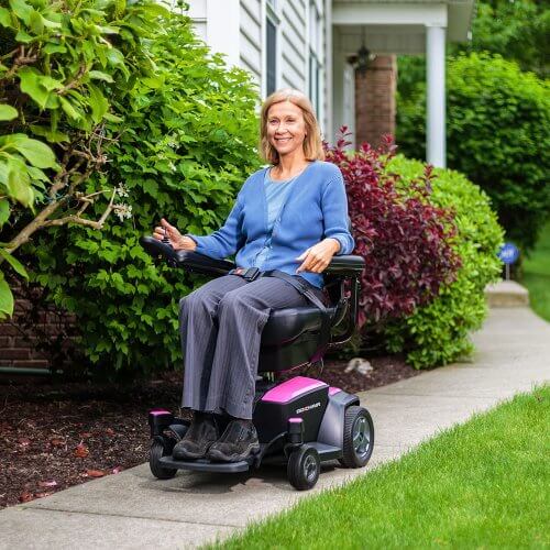 Pride Go Chair® Portable Electric Wheelchair - Electricridesonly.com