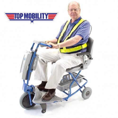 Easy Travel Elite Lightweight Folding Mobility Scooter - Electricridesonly.com