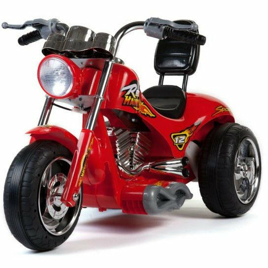 MotoTec Mini Motos Red Hawk Motorcycle 12v Red - Electricridesonly.com