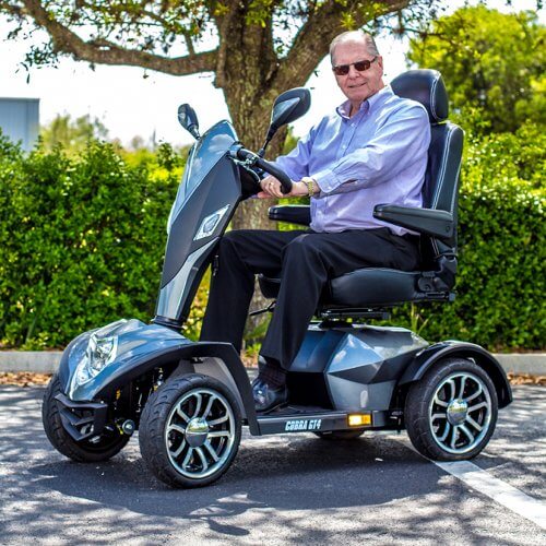 Cobra GT4 Heavy Duty Mobility Scooter - Electricridesonly.com