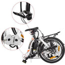 Ecotric Starfish 20inch Portable and Folding Electric Bike - Electricridesonly.com