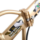 Ecotric 48V Gold Portable and Folding Fat eBike with LCD display - Electricridesonly.com