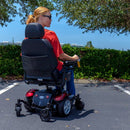 Vision Sport Mid-Wheel Drive Power Wheelchair With Elevating Seat - Electricridesonly.com