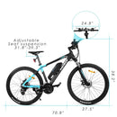 ANCHEER 27.5 Inch Wheel 350W Electric Mountain Bike with Removable 36V Battery - Electricridesonly.com