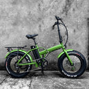 Eunorau 48V 500W 20'' E-FAT-MN Foldable Fat Tire Commuter Electric Bike - electricridesonly