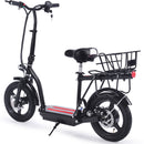 MotoTec Cruiser 48v 350w Lithium Electric Scooter Black - Electricridesonly.com