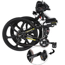 ANCHEER 26 Inch Wheel Folding Electric Mountain Bike with Super Lightweight Magnesium Alloy - Electricridesonly.com