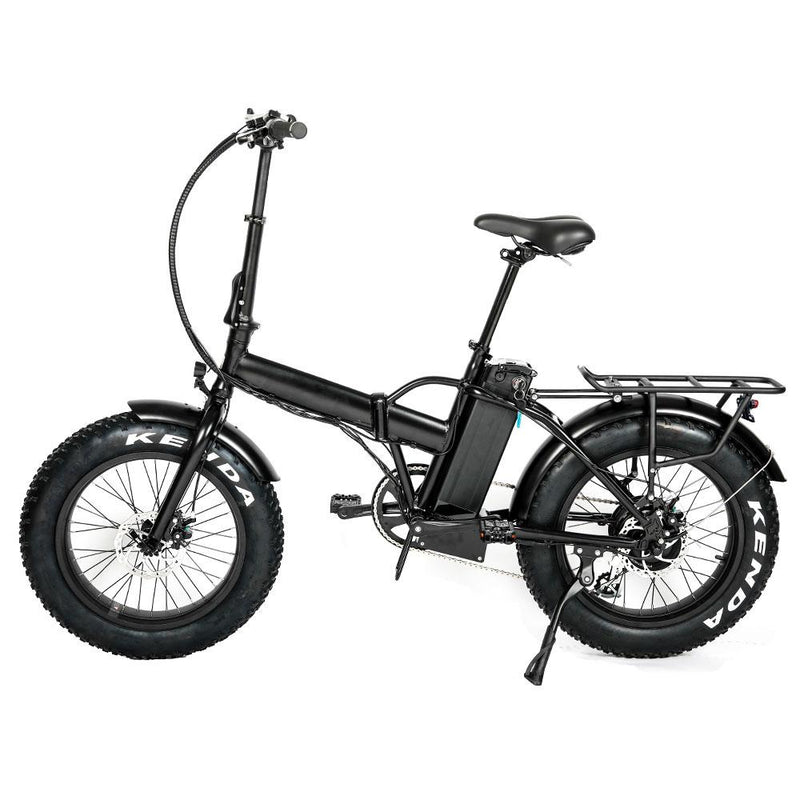 Eunorau 48V 500W 20'' E-FAT-MN Foldable Fat Tire Commuter Electric Bike - electricridesonly
