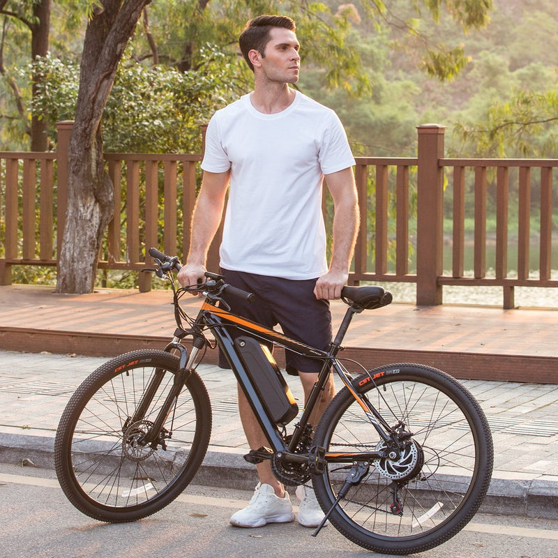 ANCHEER 26 Inch Wheel 350W Electric Mountain Bike with Removable 36V Battery - Electricridesonly.com